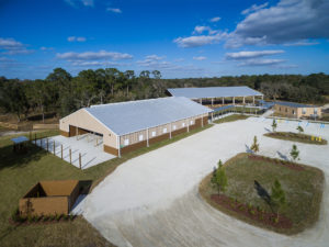 Aerial picture of the UCF Therapeutic Equestrian Center