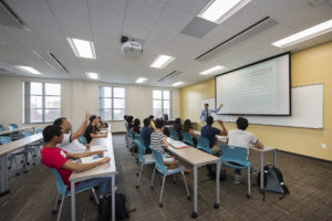 International students studying at UCF