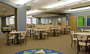 Harmony Community School library tables
