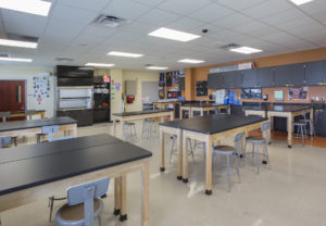 Lab style classroom
