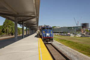 Raleigh Union Station Train Entering