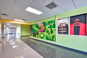 hallway mural
