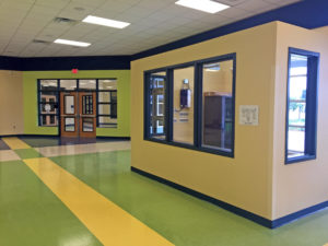 Hallways of Tangelo Park Elementary School