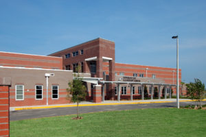 exterior side view of school enterance