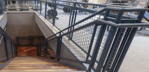 Poyner YMCA Stairs to lower level