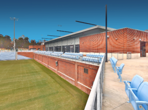 UNC Athletic Fields Outside Rendering